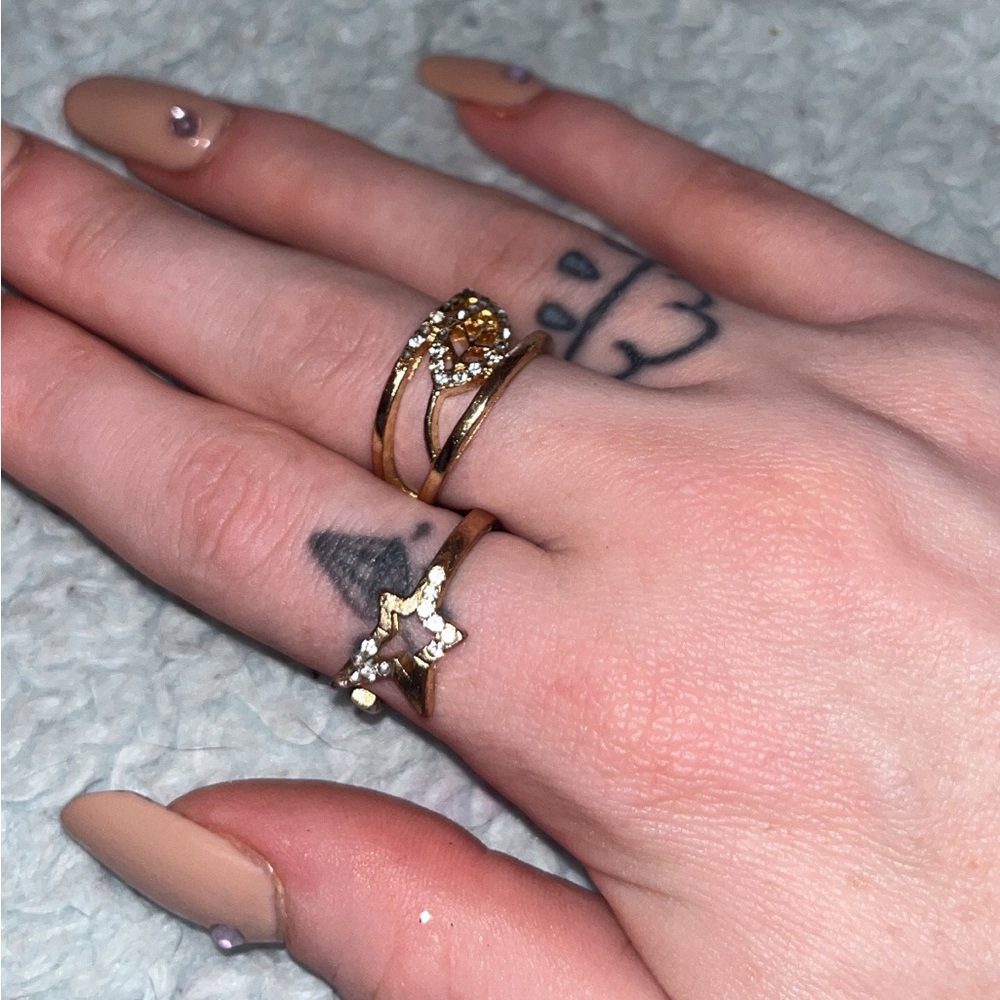 Gold rings
